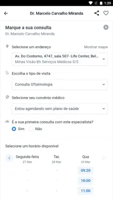Doctoralia agende seu médico android App screenshot 3