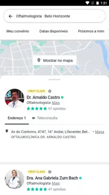 Doctoralia agende seu médico android App screenshot 5